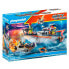 Фото #1 товара PLAYMOBIL Fire Operation With Resca Yacht