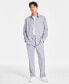 Фото #4 товара Men's Clean One Pocket Heathered Shirt Jacket, Created for Macy's