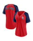 Women's Red St. Louis Cardinals Ultimate Style Raglan V-Neck T-shirt