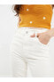 Фото #3 товара Beli Lastikli Standart Fit Düz Cep Detaylı Kadın Jean Pantolon