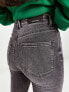 Фото #3 товара Stradivarius super high waist skinny jean in grey