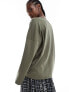 Фото #7 товара Noisy May long sleeve crew neck top in khaki