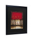 Фото #2 товара Masters Fine Art Serenade in Red Matted Framed Art - 15" x 20"
