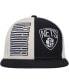 Фото #2 товара Бейсболка Mitchell&Ness мужская кремовая Brooklyn Nets Hardwood Classics Pop Snapback Hat