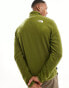 Фото #4 товара The North Face Glacier zip logo fleece in olive