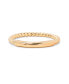 14K Gold-Plated Rope Textured Sized Liv Ring
