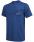 Фото #2 товара Buffalo Bills Tri-Blend Pocket T-shirt - Royal