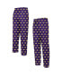 ფოტო #1 პროდუქტის Men's Purple Los Angeles Lakers Allover Logo Print Gauge Sleep Pants