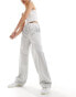 Фото #1 товара Calvin Klein Jeans soft crinkle parachute trouser in white