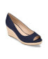 ფოტო #1 პროდუქტის Women's Nuri Peep-Toe Espadrille Wedge Sandals