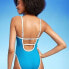 Фото #2 товара Women's Contrast Binding Scoop One Piece Swimsuit - Shade & Shore