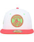 Фото #2 товара Men's White, Coral Boston Red Sox Fenway Park 100Th Anniversary Strawberry Lolli 59Fifty Fitted Hat