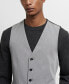 Фото #3 товара Men's Super Slim-Fit Stretch Fabric Suit Vest
