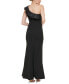 ფოტო #2 პროდუქტის Women's Rosette One-Shoulder Gown