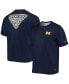 Фото #1 товара Men's Navy Michigan Wolverines Terminal Tackle Omni-Shade T-shirt