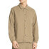 Puma Mmq Seersucker Shirt Jacket Mens Beige Casual Athletic Outerwear 533467-63