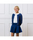 ფოტო #4 პროდუქტის Baby Girls Organic Cotton Long Sleeve Classic Cable Cardigan Sweater