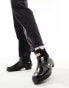 Hunter Original chelsea wellington boots in black gloss