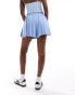 Фото #2 товара Stradivarius flippy skort in sky blue