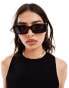 Фото #4 товара Le Specs cruel intentions rectangle sunglasses in black