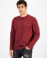 Фото #1 товара Men's Pullover Long-Sleeve Knit Crewneck Sweater