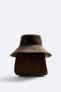 Фото #4 товара Шляпа с клапаном на шее ZARA