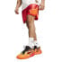 Фото #1 товара Puma Hoops X Cheeta Dazzle Shorts Mens Red Casual Athletic Bottoms 62587101