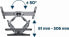 Gembird TV SET ACC WALL MOUNT 40-80"/WM-80STR-01 GEMBIRD