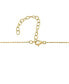 ფოტო #4 პროდუქტის EFFY® Diamond Dog Paw & Bone 16" Pendant Necklace (1/20 ct. t.w.) in 14k Gold