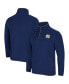 Men's Navy Notre Dame Fighting Irish Rebound Snap Pullover Jacket