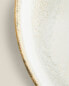 Stoneware soup plate