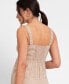 Women's Linen-Blend Button-Front Midi Dress