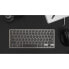 TKL-Tastatur BLUESTORK Bluetooth + 2,4 GHz PC Grau und Schwarz