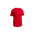 Фото #2 товара мужская футболка спортивная красная с логотипом Fila Classic Pure