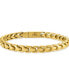 Men's Link Bracelet in Gold-Plated Stainless Steel