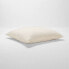 Фото #2 товара Euro Textured Chambray Cotton Pillow Sham Natural - Casaluna