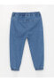 Фото #4 товара LCW baby Beli Lastikli Kız Bebek Jogger Jean Pantolon