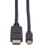 Фото #5 товара VALUE Mini DisplayPort Cable - Mini DP-HDTV - M/M - 3 m - 3 m - Mini DisplayPort - Male - Male - Straight - Straight