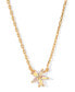 Фото #1 товара Girls Crew faux Cubic Zirconia Floral Gardenia Necklace