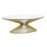 Side table DKD Home Decor Golden Crystal Steel 138 x 66 x 46 cm