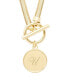 Izzy Toggle Initial Necklace