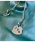 ფოტო #2 პროდუქტის Taurus Bull Design Sterling Silver Emerald Stone Natural Diamond Tag Pendant Necklace