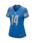 Фото #2 товара Women's Amon-Ra St. Brown Blue Detroit Lions Game Player Jersey