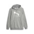 Фото #1 товара Puma Essentials+ Logo Lab Pullover Hoodie Mens Grey Casual Outerwear 67592403