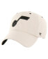 ფოტო #1 პროდუქტის Men's Cream Utah Jazz Lunar Clean Up Adjustable Hat