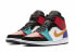 Фото #4 товара Кроссовки Nike Air Jordan 1 Mid Bred Multi-Color (Многоцветный)