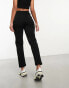 Фото #5 товара ASOS DESIGN jersey tapered suit trousers in black