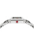 ფოტო #2 პროდუქტის Salvatore Women's Swiss Silver-Tone Bracelet Watch 20mm