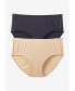 ფოტო #2 პროდუქტის Plus Size Microfiber Adaptive Panty 2-Pack