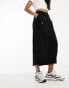 Фото #1 товара Cotton On utility maxi skirt in black